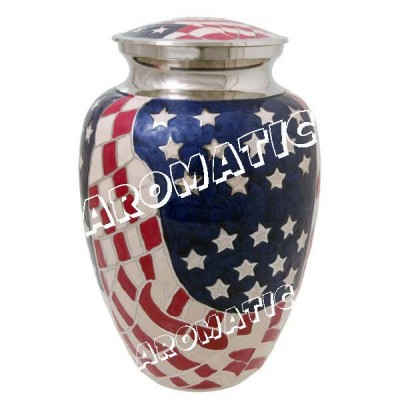 American Flag Cremation Urn