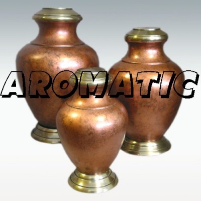 Arcadia Copper Antique Brass Cremation Urn